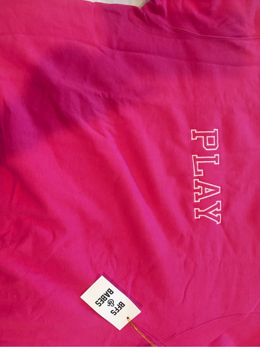 PLAY Hot Pink Crewneck Sweatshirts